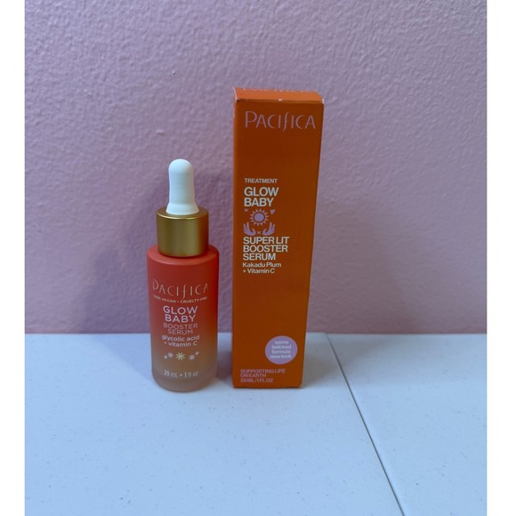Pacifica Other - Pacifica Glow Baby Super Lit Booster Serum Vitamin C Glycolic Acid 1oz New